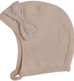 Babyhjelm m.sløjfe - Rose mushroom