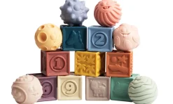 Babymassage sæt med stableklodser 15 stk