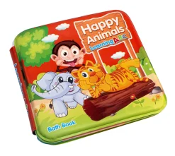 Badebog med pivelyd, bogstaver og dyr