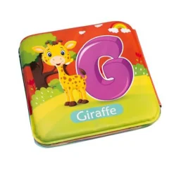 Badebog med pivelyd, bogstaver og dyr