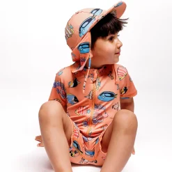 Badedragt UV50 - Papaya