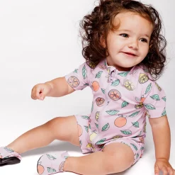 Badedragt UV50 - Pink lavender