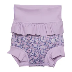 Badeshorts med flæser - Lavender Mist