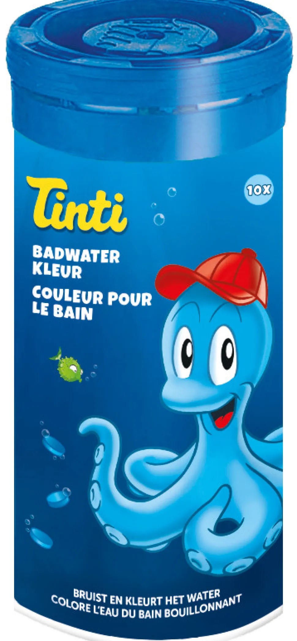 Badevandsfarver, 10 Styk, Blå