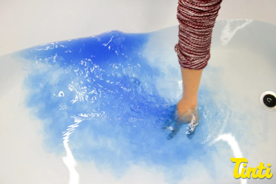 Badevandsfarver, 10 Styk, Blå