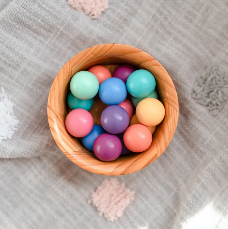 Ball Pack - kugler til kuglebane 16 dele - pastel