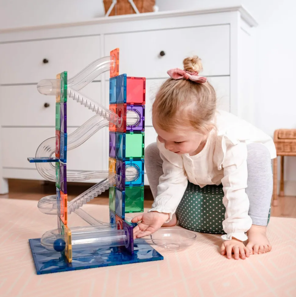 Ball Run - magnetsæt 92 dele - rainbow