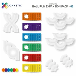 Ball Run Expansion Pak udvidelsessæt 66 dl rainbow