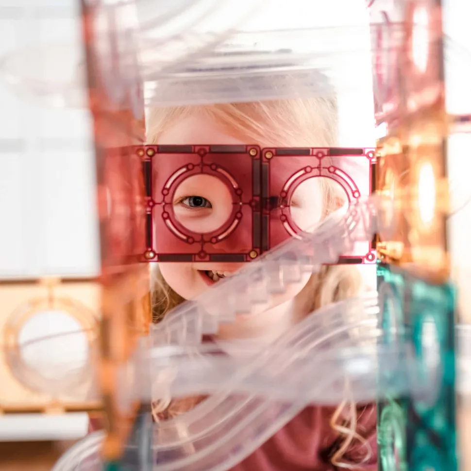 Ball Run Pack - magnetsæt 106 dele - pastel