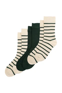 Bamboo strømper 3 pak - EMERALD