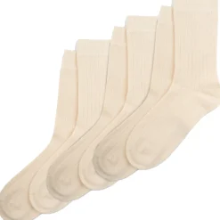 Bamboo strømper 3 pak - Off White