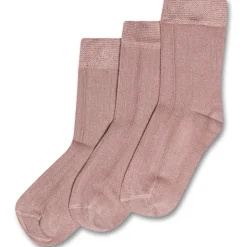 Bamboo strømper 3 pak - Rose