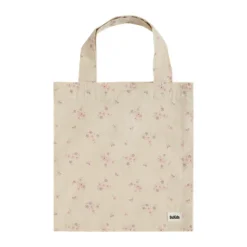 Bambus babydyne med sengetøj - Misty rose