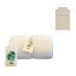 Bambus babydyne med sengetøj - Elefant