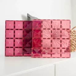 Base Plate-magnetplader 2 stk.-pastel pink & berry