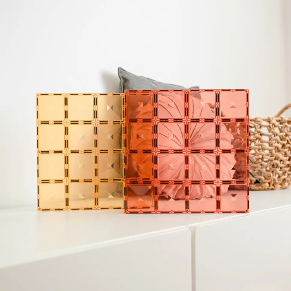 Base Plate-magnetplader 2 stk.patel lemon & peach