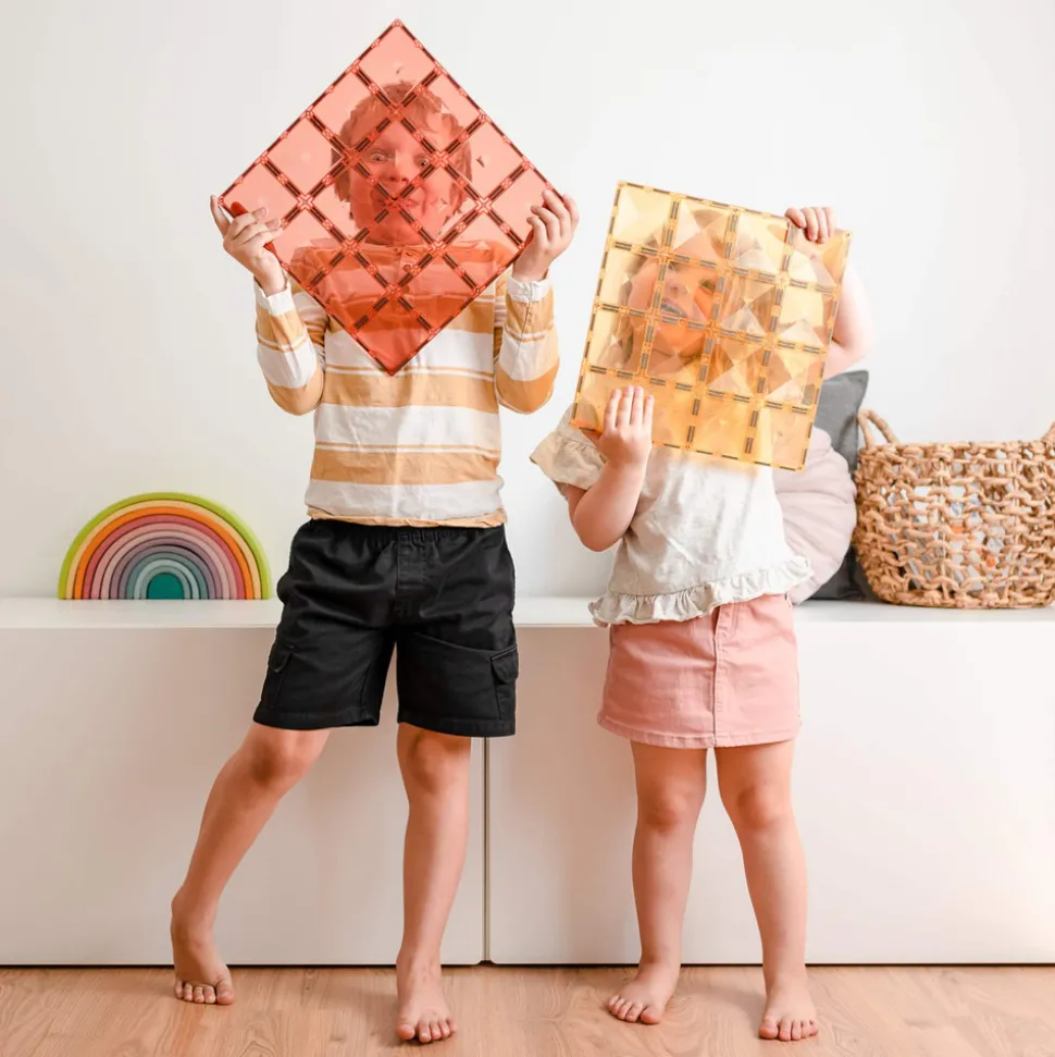 Base Plate-magnetplader 2 stk.patel lemon & peach