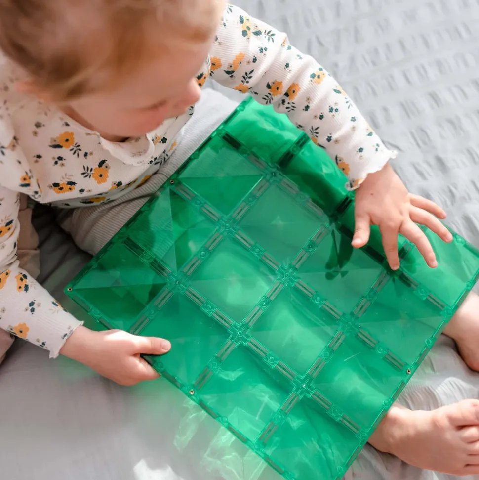 Base Plate-magnetplader 2 stk.rainbow blue & green