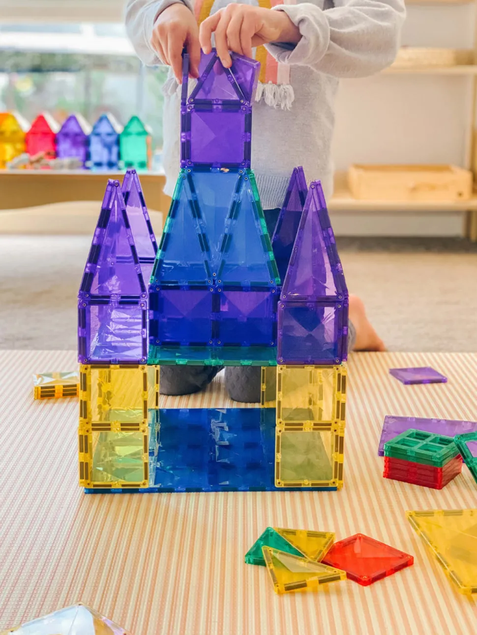 Base Plate-magnetplader 2 stk.rainbow blue & green