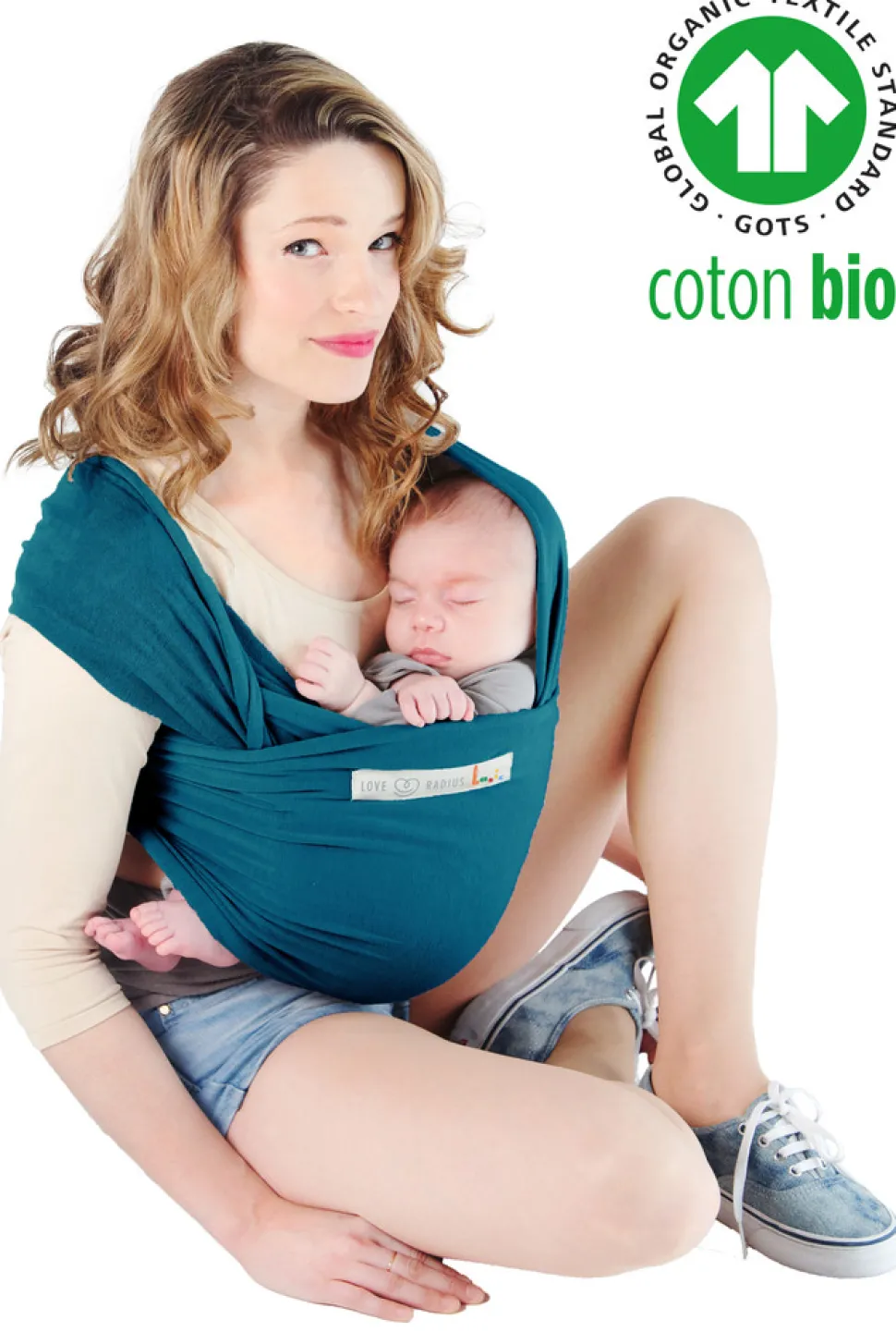 Basic økologisk strækvikle blå