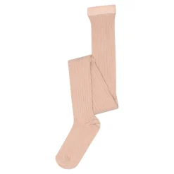Basic Rib Strømpebuks - 853-Rosa