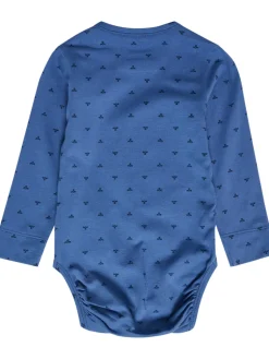 Bee Langærmet Body - Dutch Blue