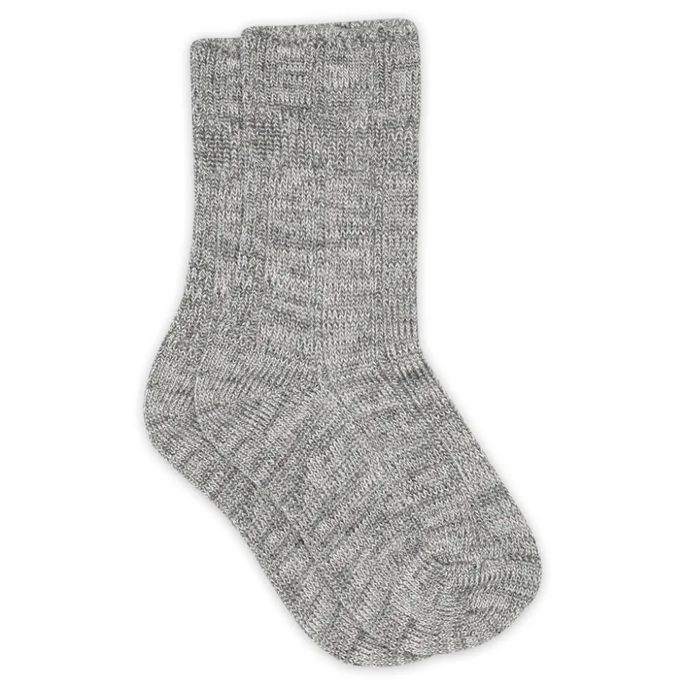 Bee Strømper - Grey Melange