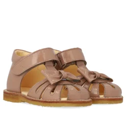 Begynder sandal med sløjfe og velcro lukning - 3289