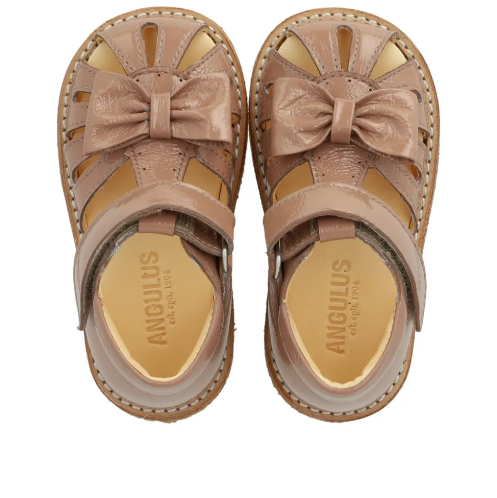 Begynder sandal med sløjfe og velcro lukning - 3289