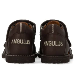 Begynder sandal med velcrolukning - Dark Brown