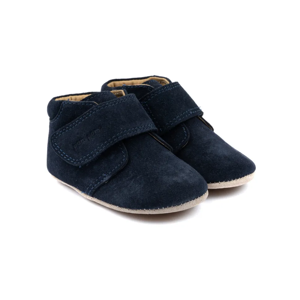 Begynder velcro season - Navy suede