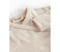 Belita Slå-om-body - Light beige melange