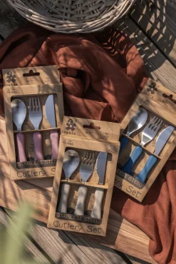 Bestik, silikone, Fanto, jetty beige