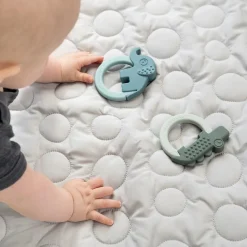 Biderangle 2 stk Deer friends Grøn/Blå