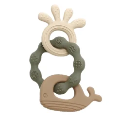 Biderangle silikone blæksprutte og hval vedhæng