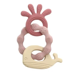 Biderangle silikone blæksprutte og hval vedhæng