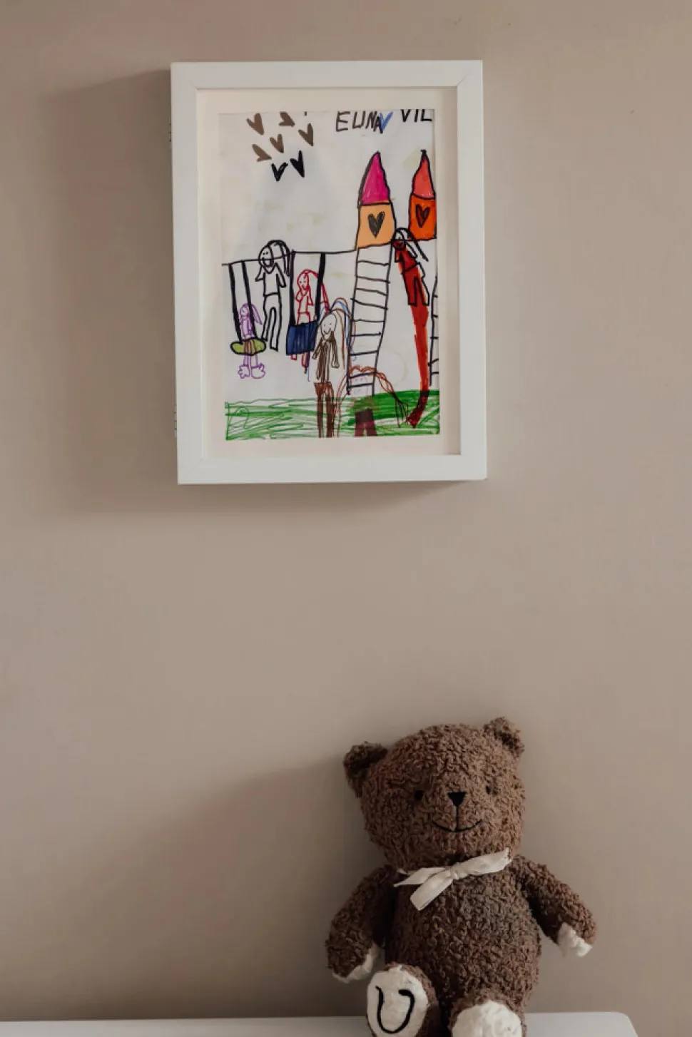 Billedramme til tegninger - A4 - White