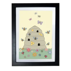 Billedramme til tegninger - A4 - Black