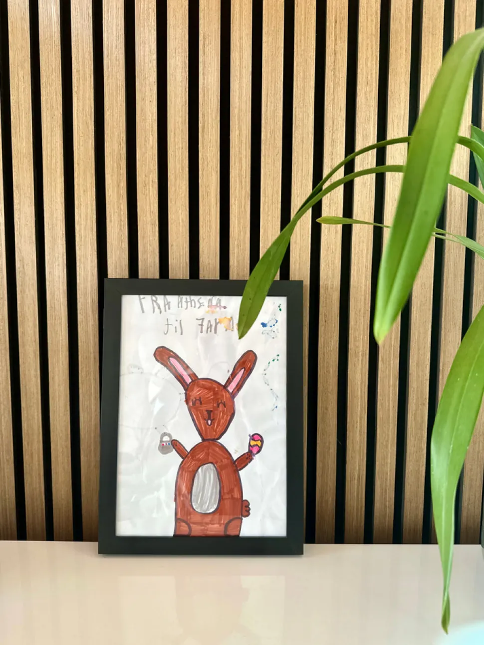 Billedramme til tegninger - A4 - Black