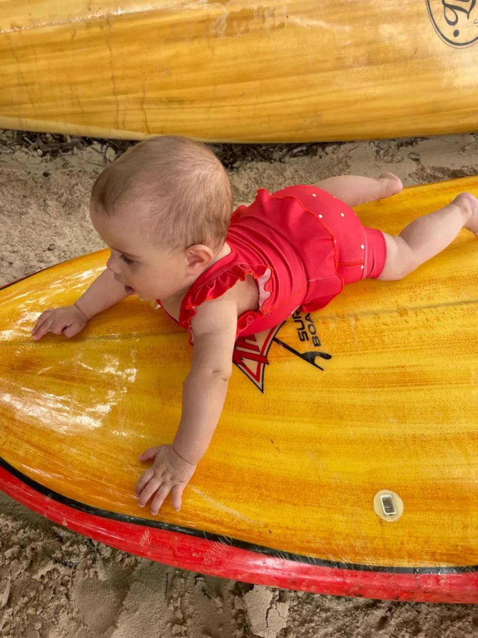 Blebadedragt - Neopren - Frill - Berry - Dots - BERRY