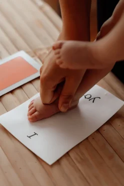 Blækfri hånd og fodaftryk- 2-pak - Lyserød/Sort