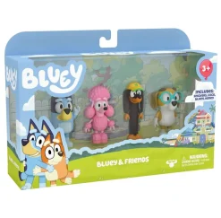 Bluey Figurer 4 figur pk. - Family eller venner