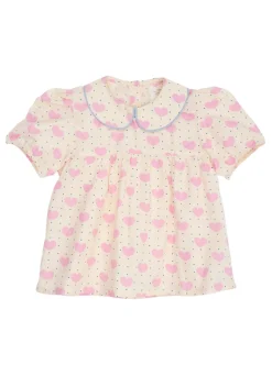 Bluse m. hjerter - HEART AOP