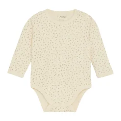 Body langærmet m. Romper - Sesame