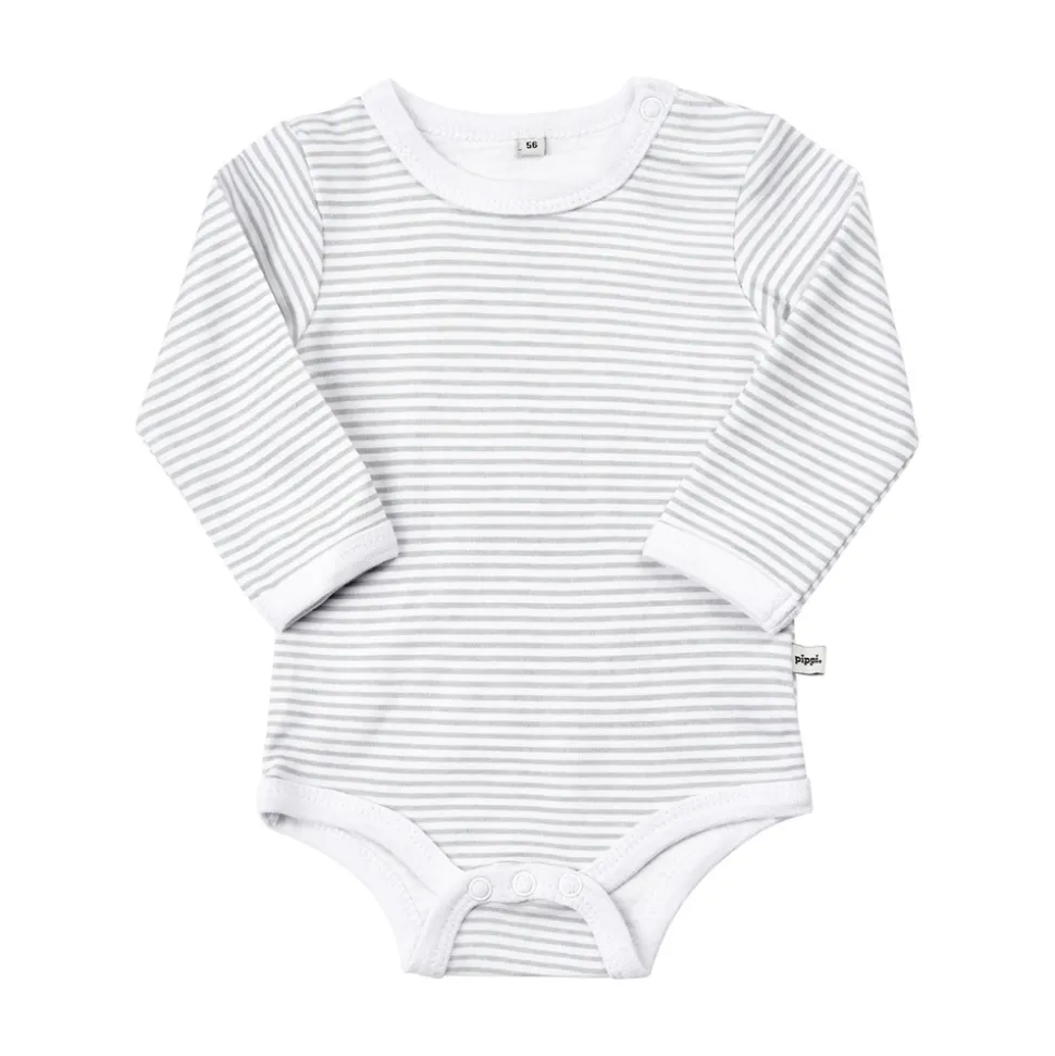 Body Langærmet Med Print 4-Pak - 190