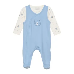 Body langærmet m.romper - Ashley Blue