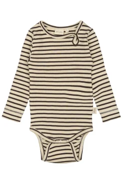 Body ls - Coffee Bean/Off White