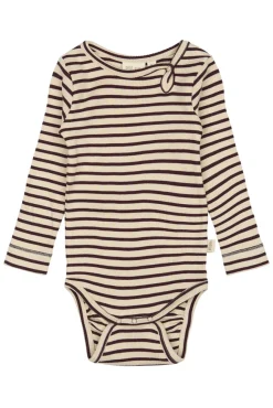 Body ls - Dark Grape/Off White