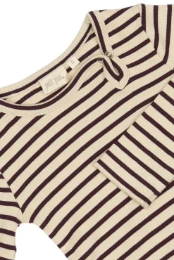 Body ls - Dark Grape/Off White