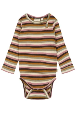 Body ls striber - Nostalgic Rose Multi Stripe